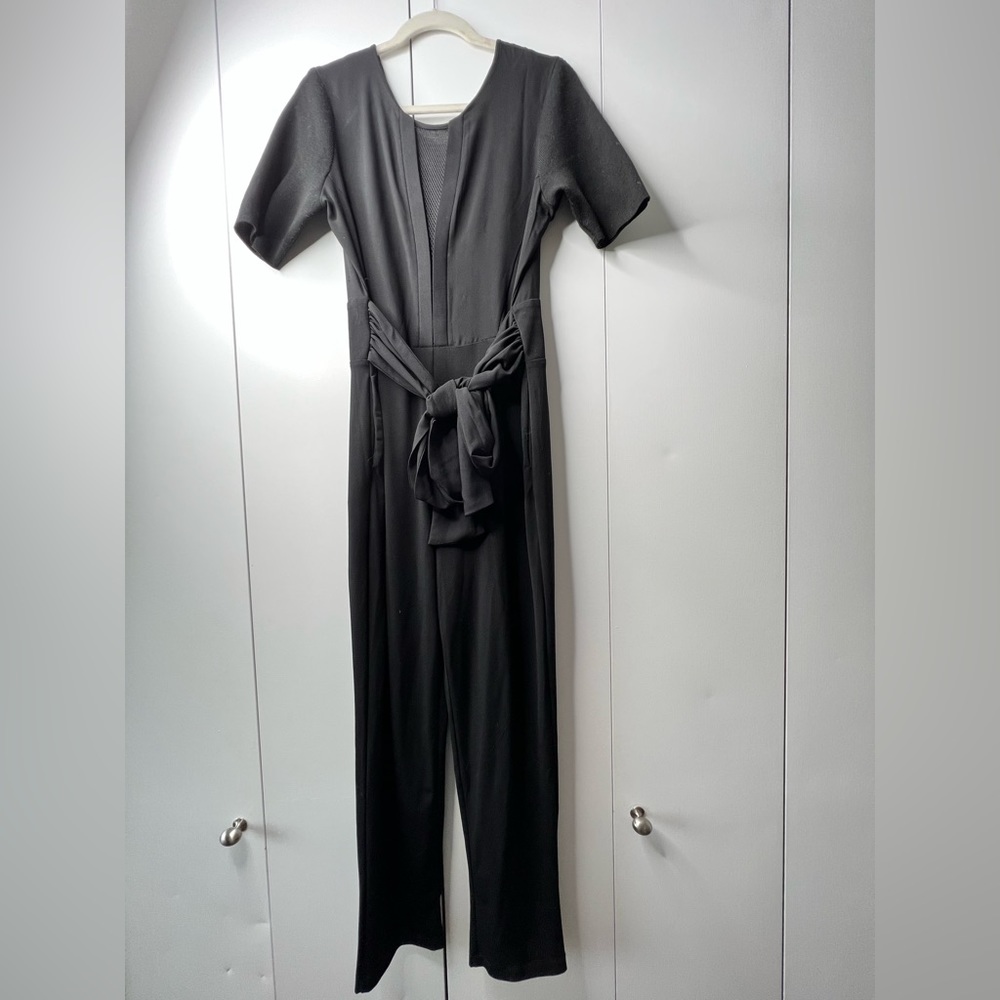 Elie Tahari for Design Nation black ankle length Jumpsuit